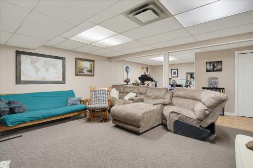 627 Summer - Lower Level Rec Room to Exercise Corner
