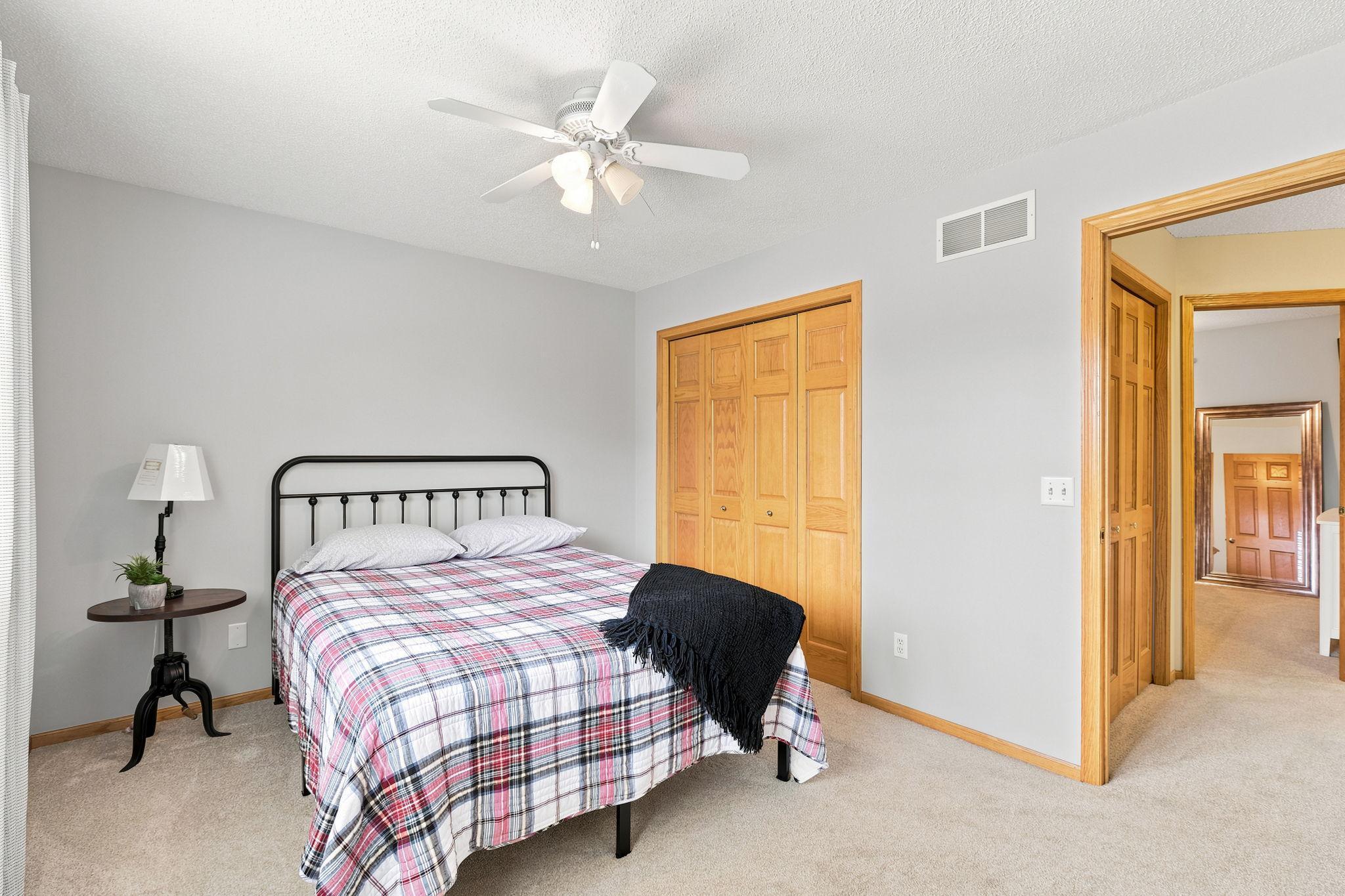 Both bedrooms currently have queen beds with plenty of room to spare.