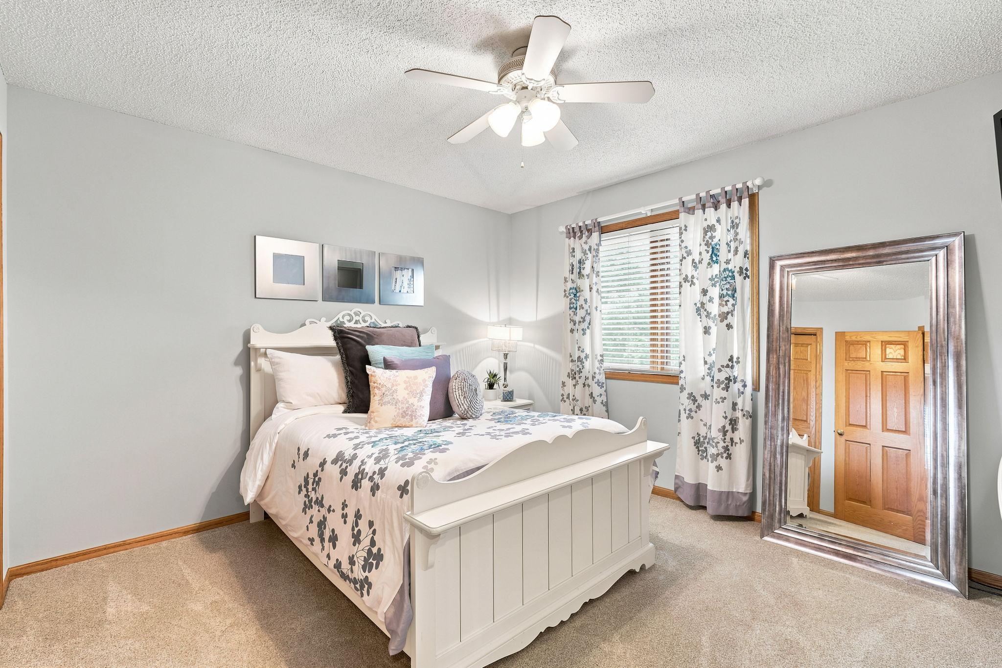 2nd of 3 bedrooms on the upper level.