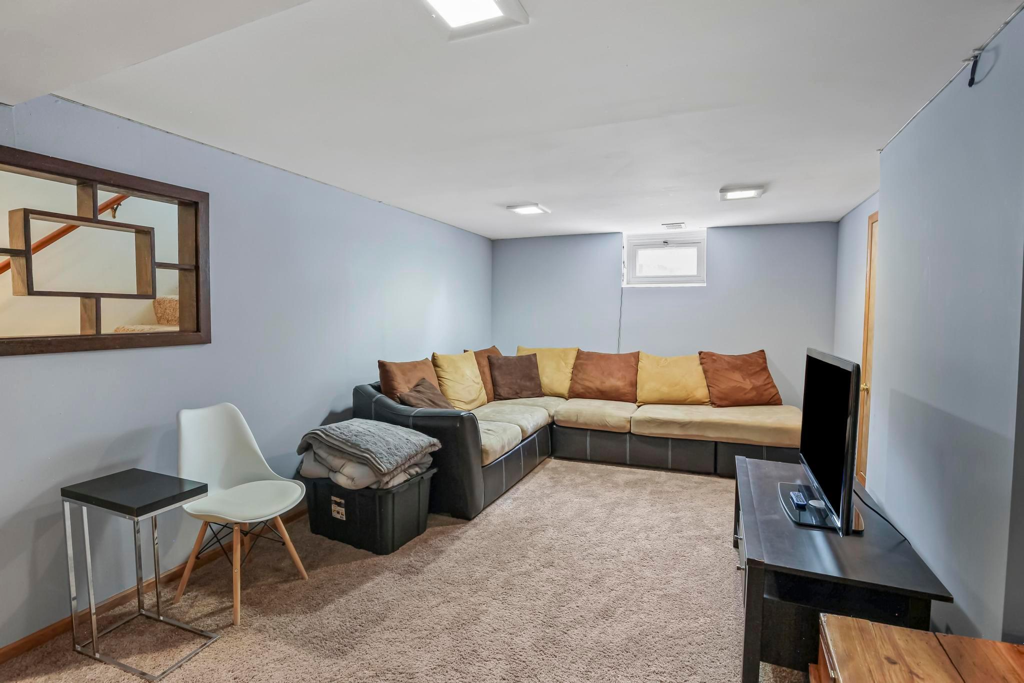 Lower level family room