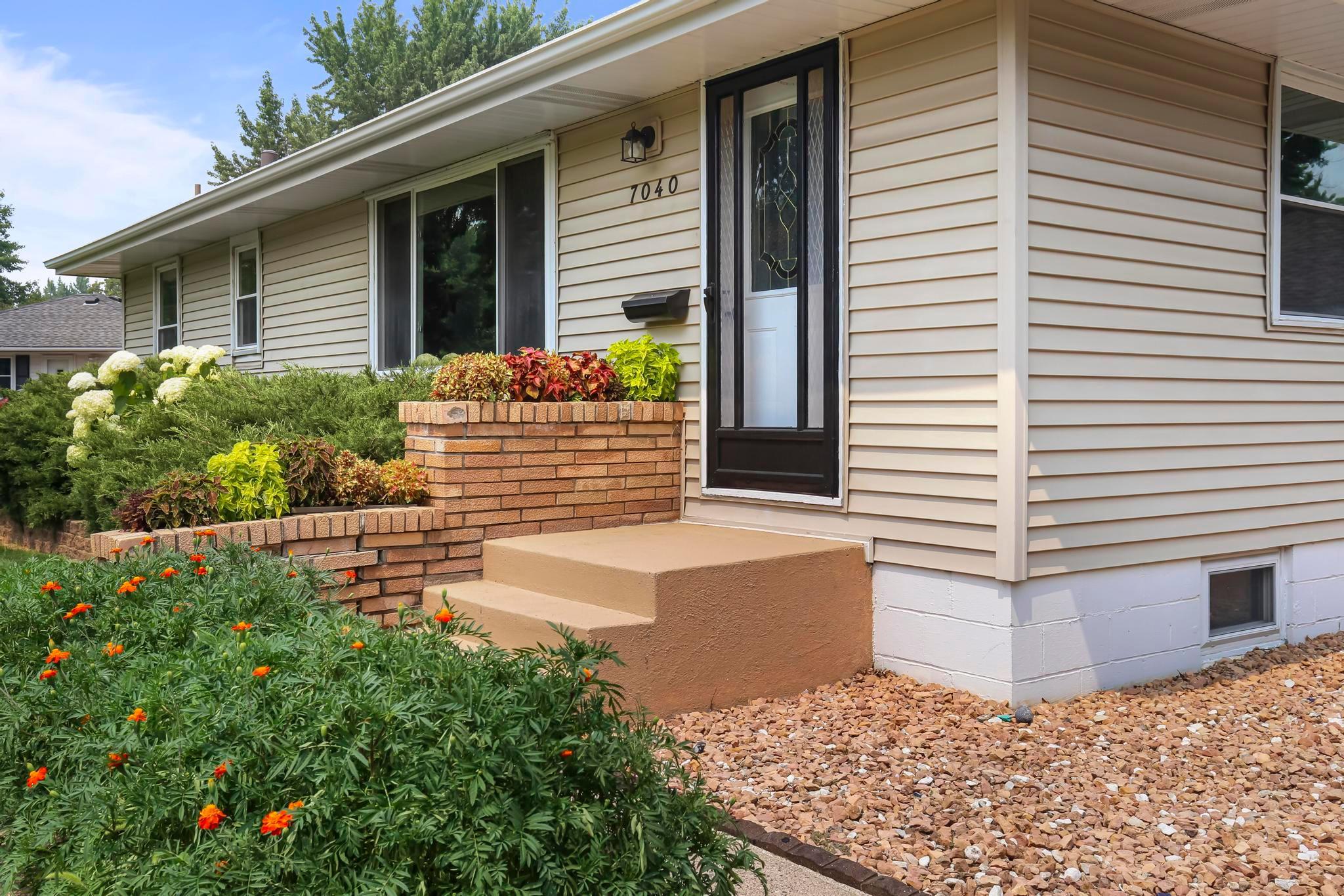 Front door has cute curb appeal