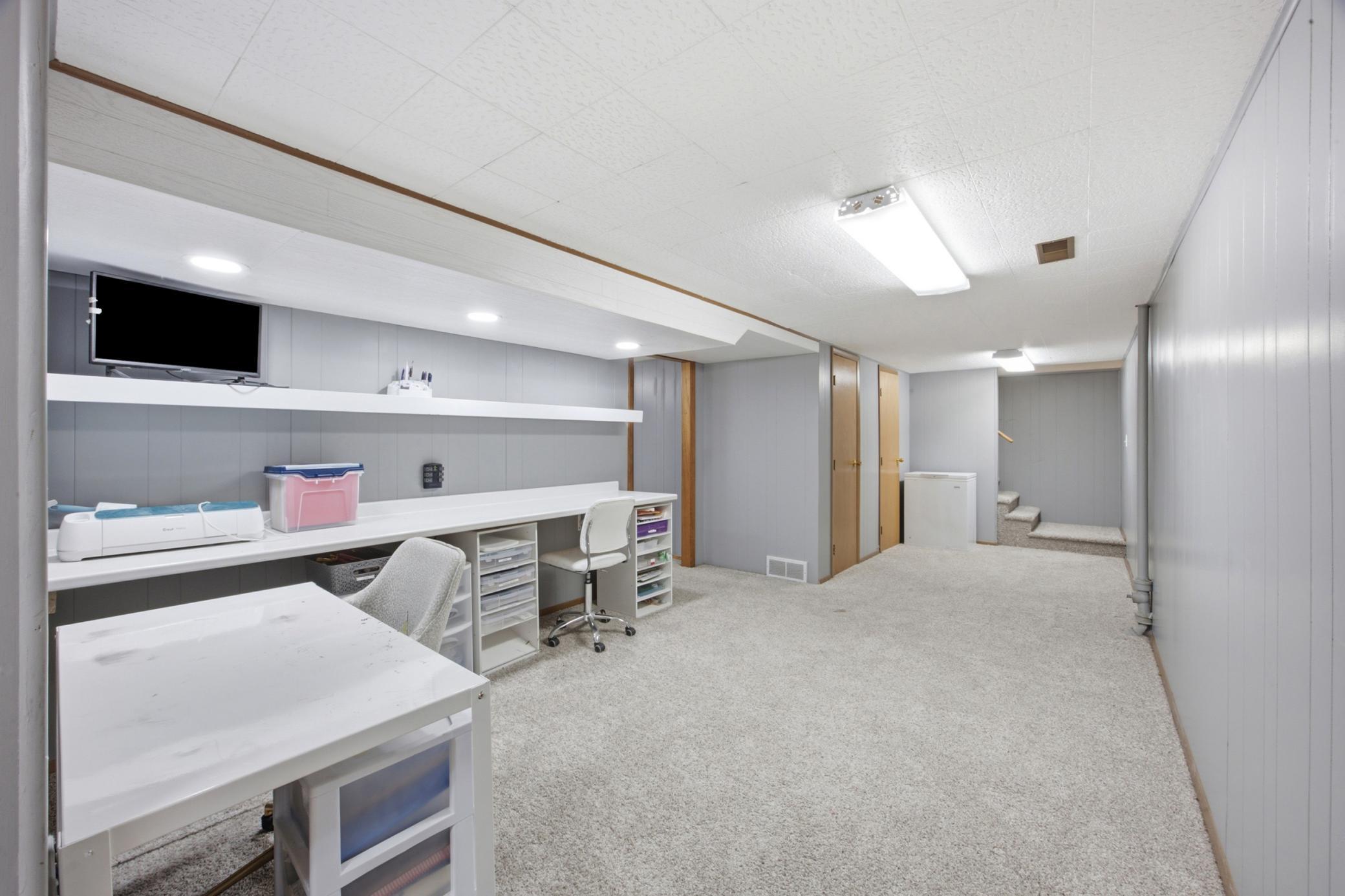 Basement flex space