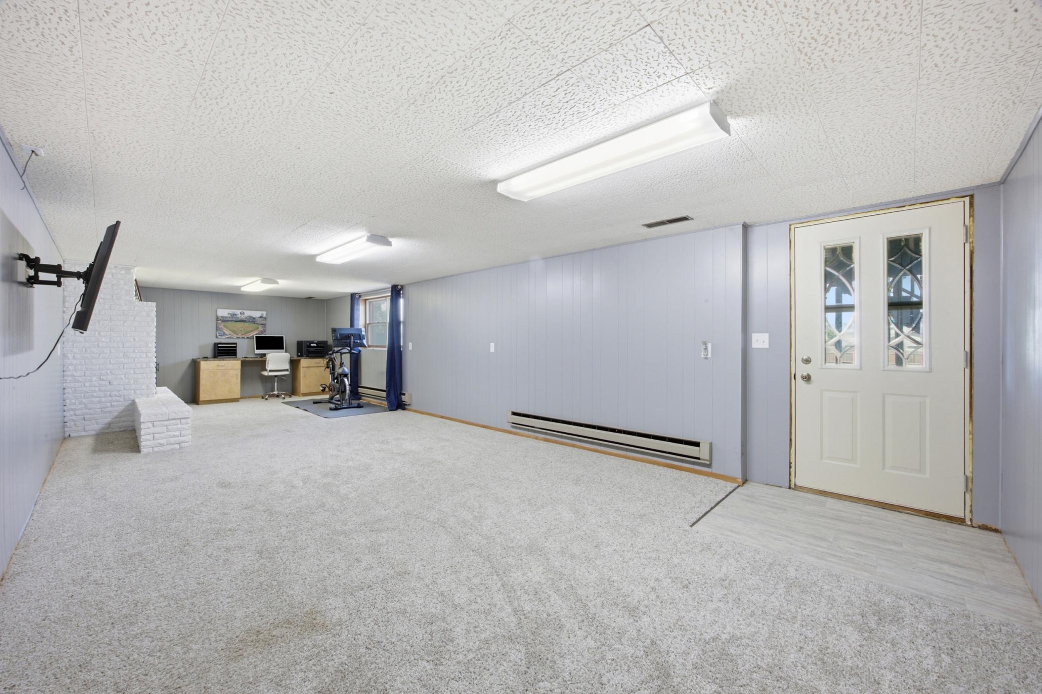 Basement family room