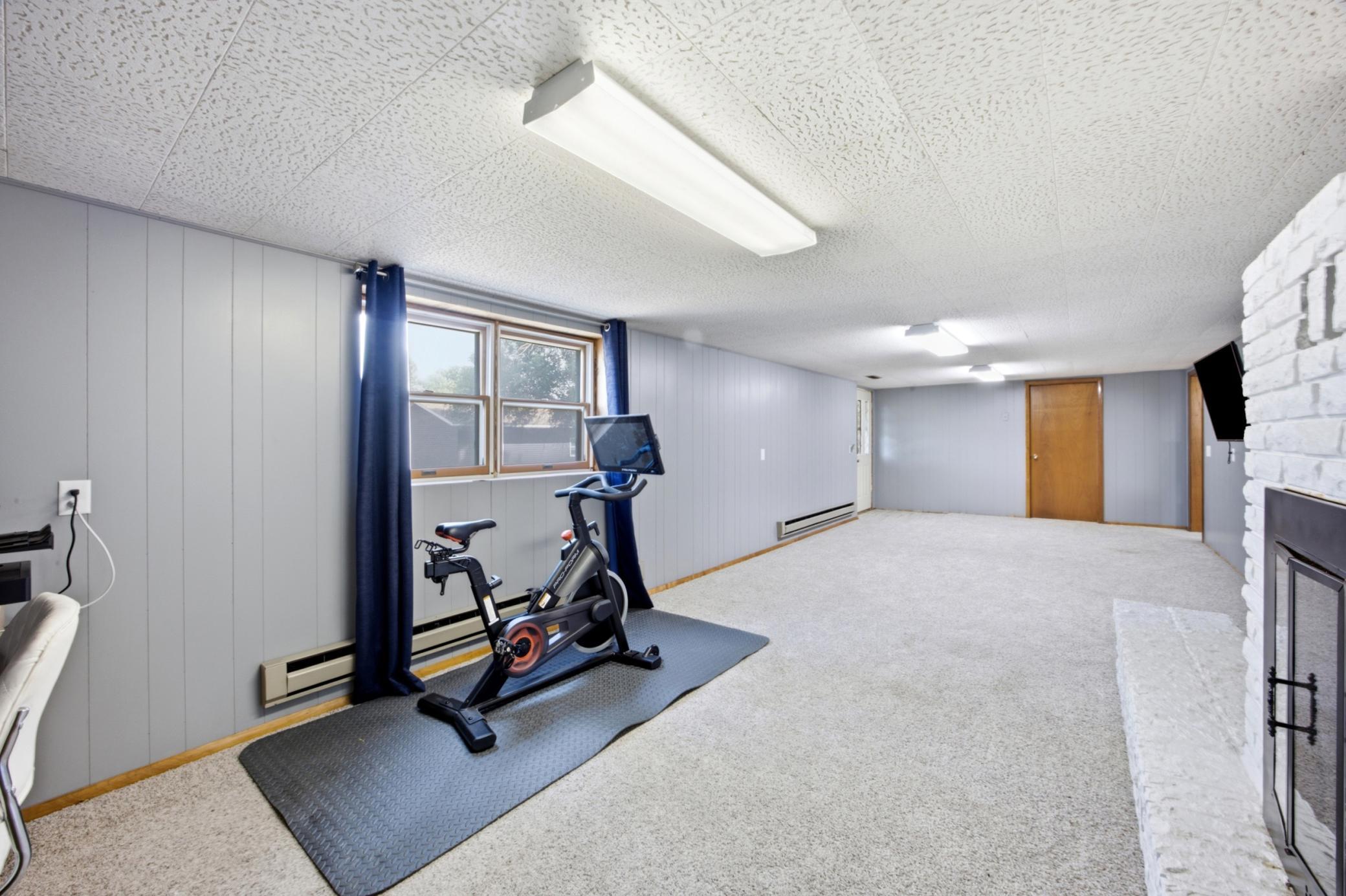 Basement family room