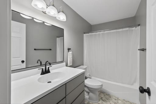 Newly updated bathroom