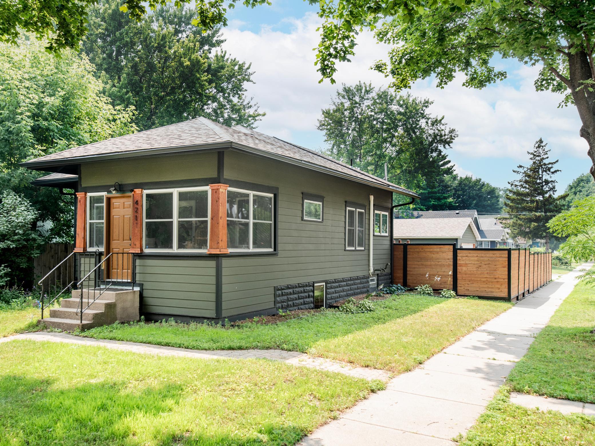 Updated cement board siding