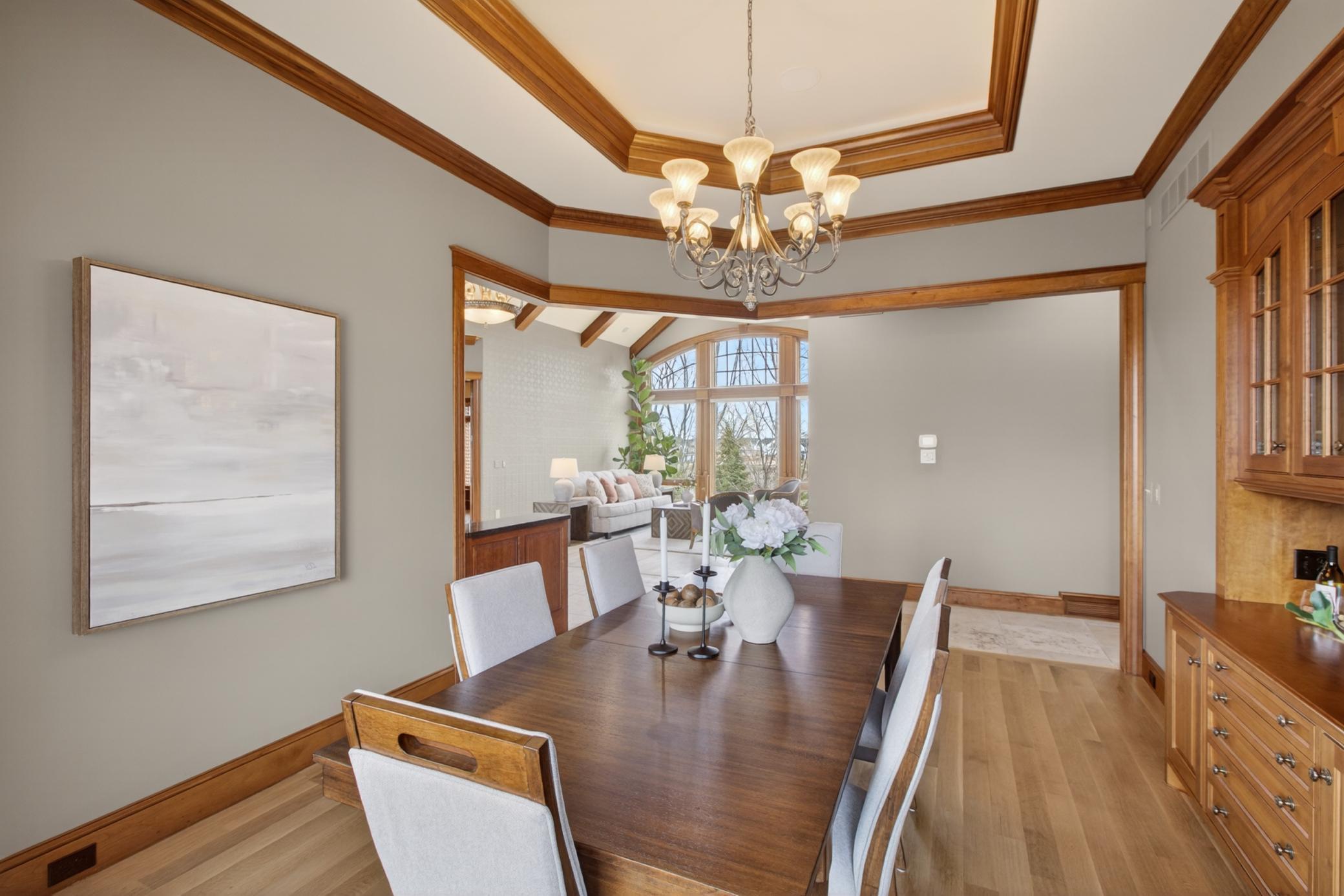 Dedicated formal dining space offers the flexibility today's luxury buyers seek for hosting family and friends.