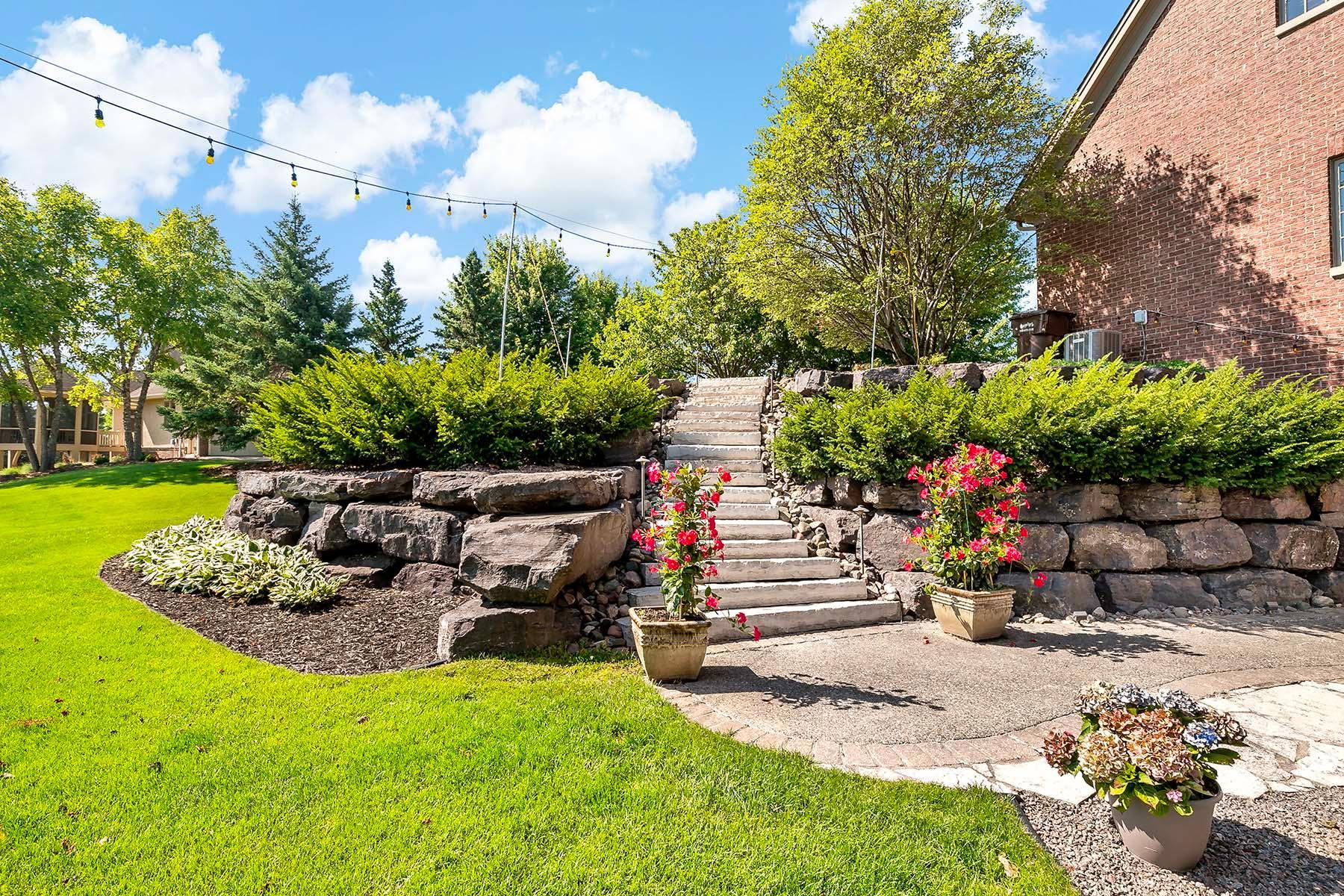Located in the highly regarded Wayzata School District, this custom luxury home offers privacy without sacrificing convenience.