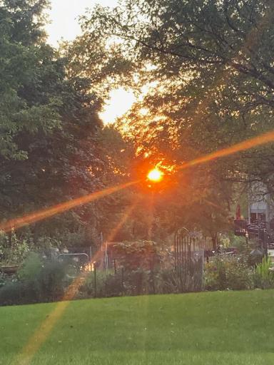 Sunset over Rice Lake