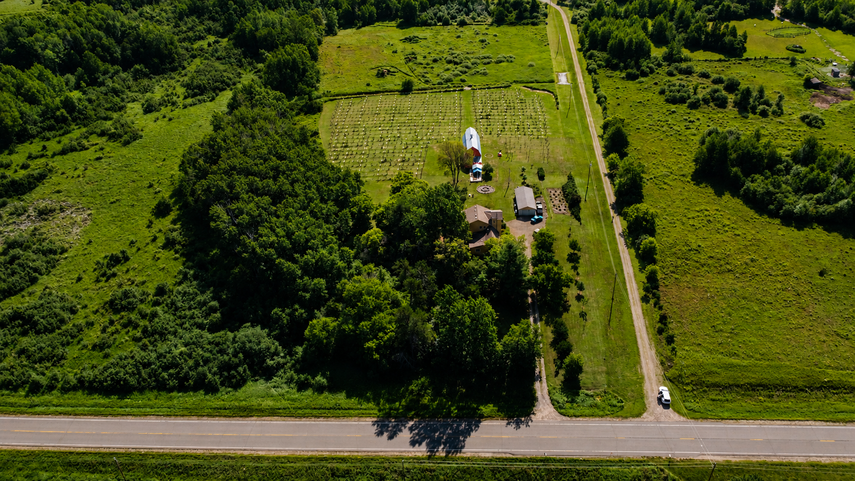 Exterior Aerial Road