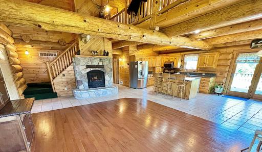 Main Living Space with view to Kitchen Dining area and Loft.jpg