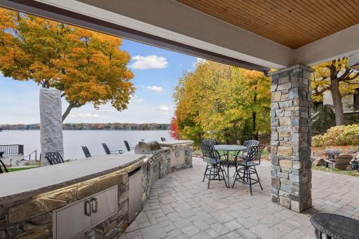 Outdoor kitchen built for entertaining