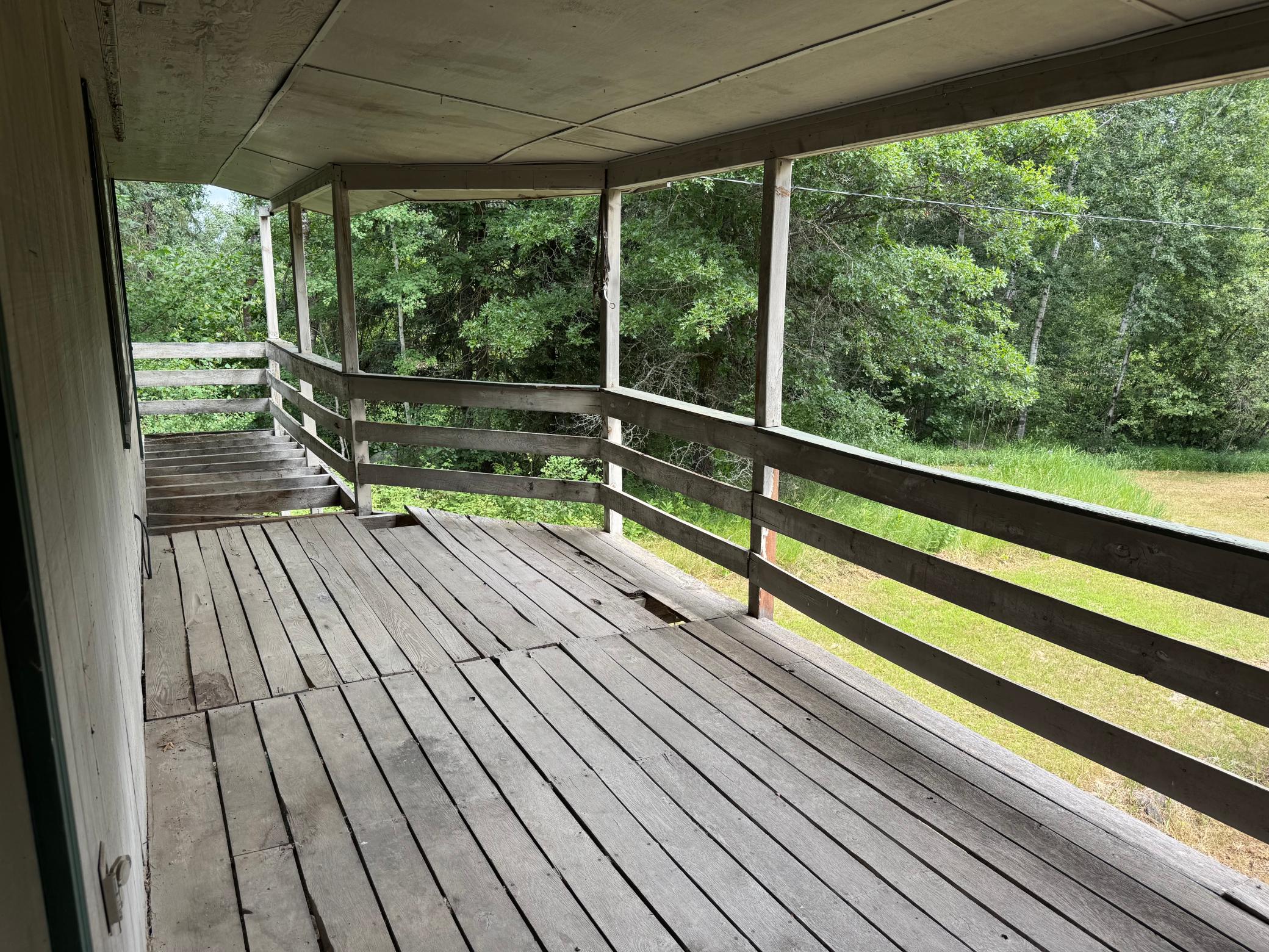Deck Off Kitchen, Need Repair