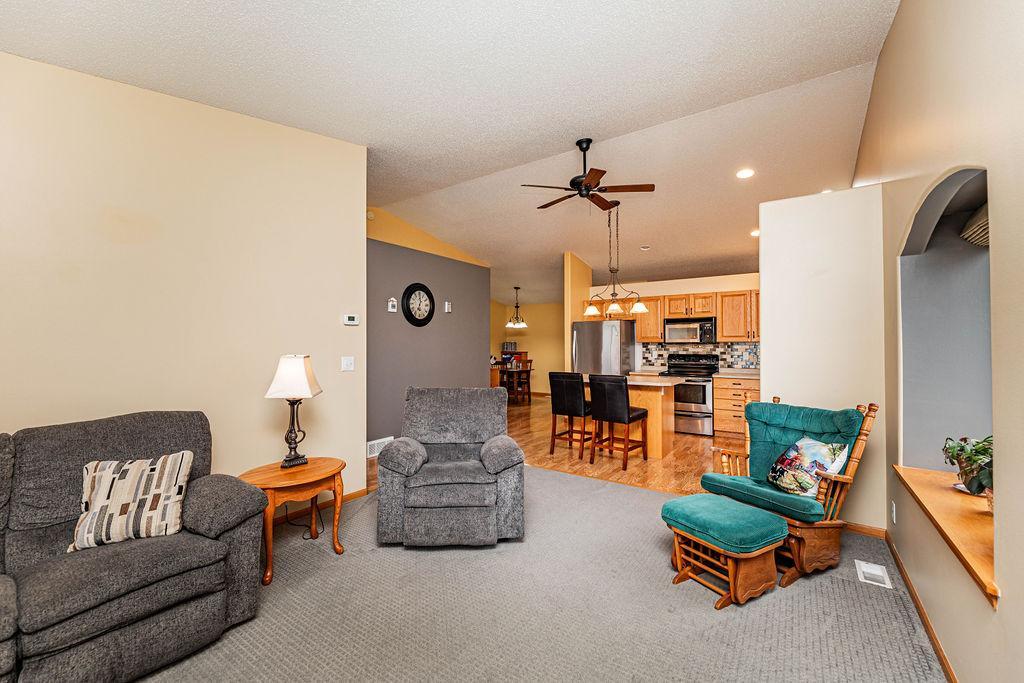 Living Room to Dining/Kitchen