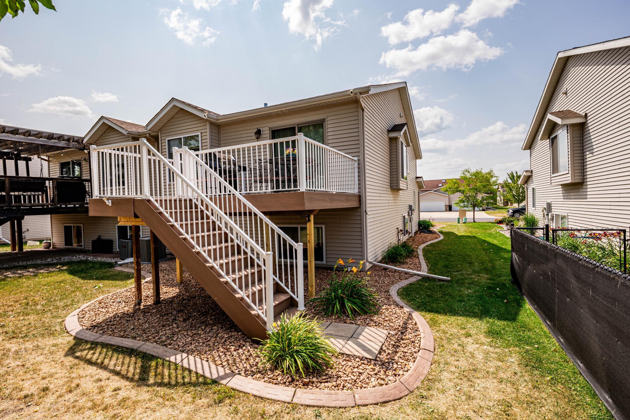 Large Deck with Landscaping