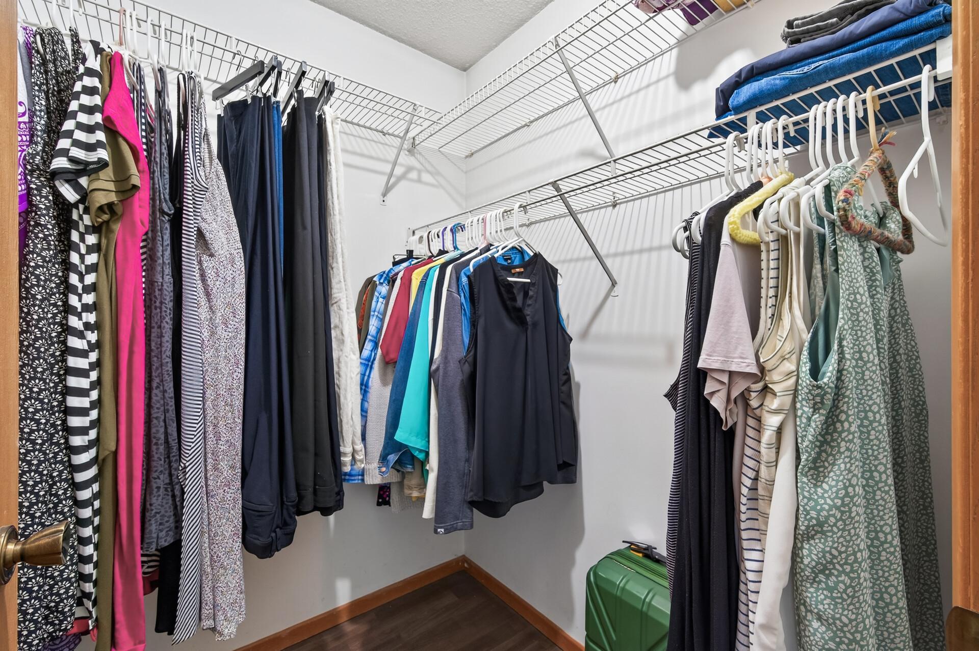 Ample Storage in Walk-In!