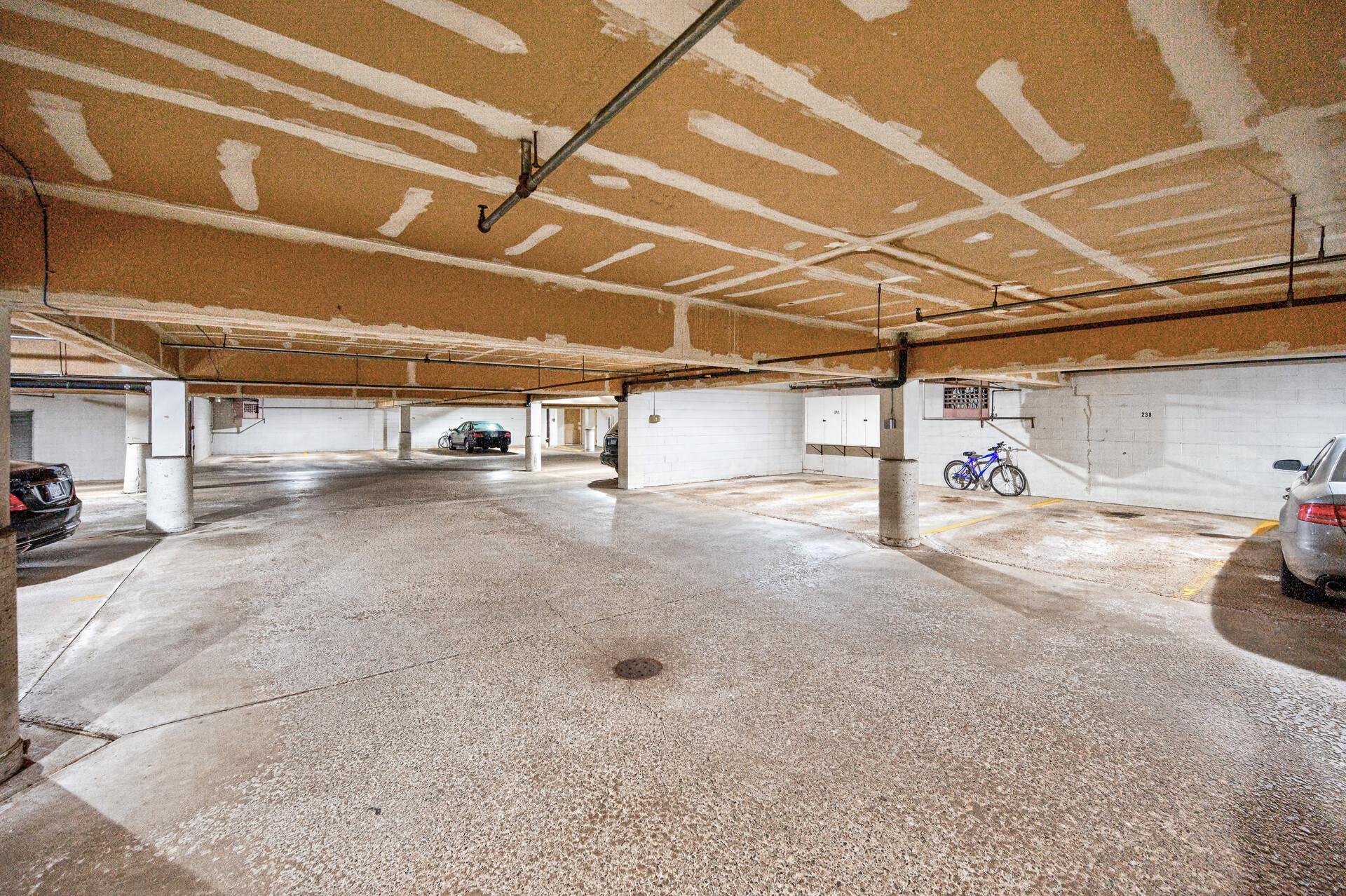 Heated Underground garage