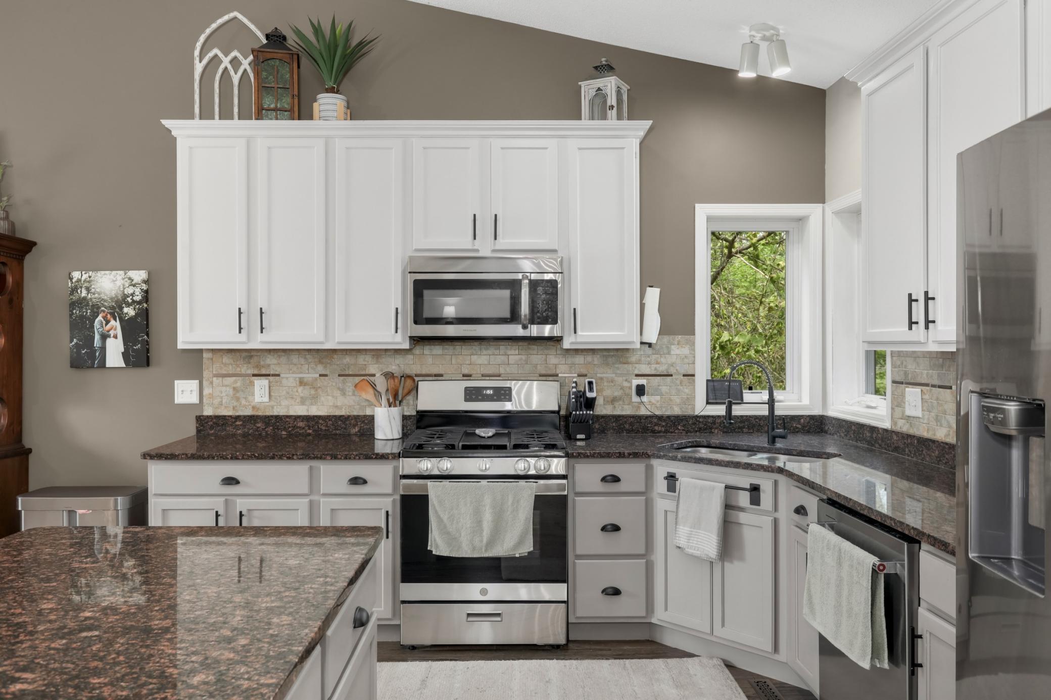 Newer stainless steel appliances