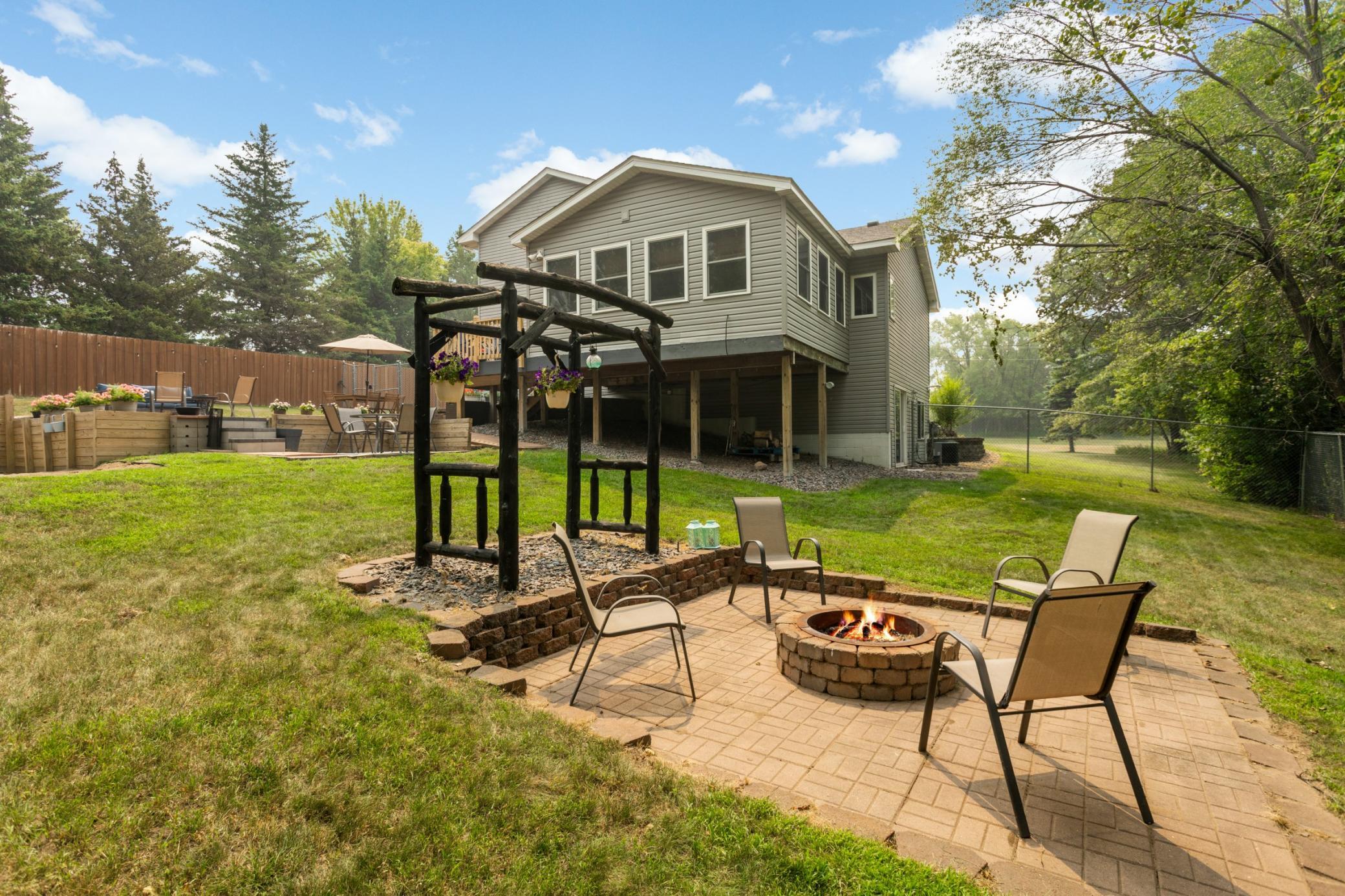 Enjoy summer evenings gathered around a bonfire