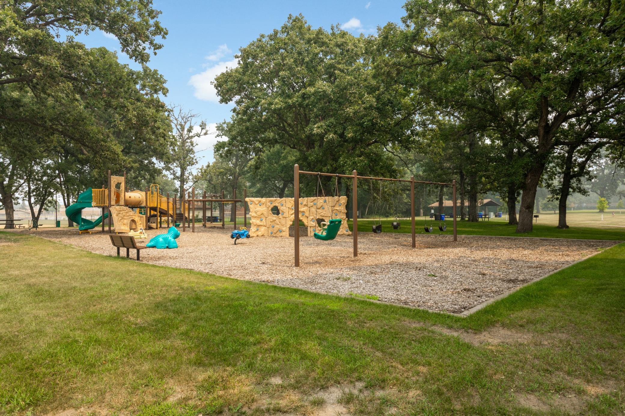 Kids will love the easy access to the nearby playground, perfect for outdoor fun and recreation.