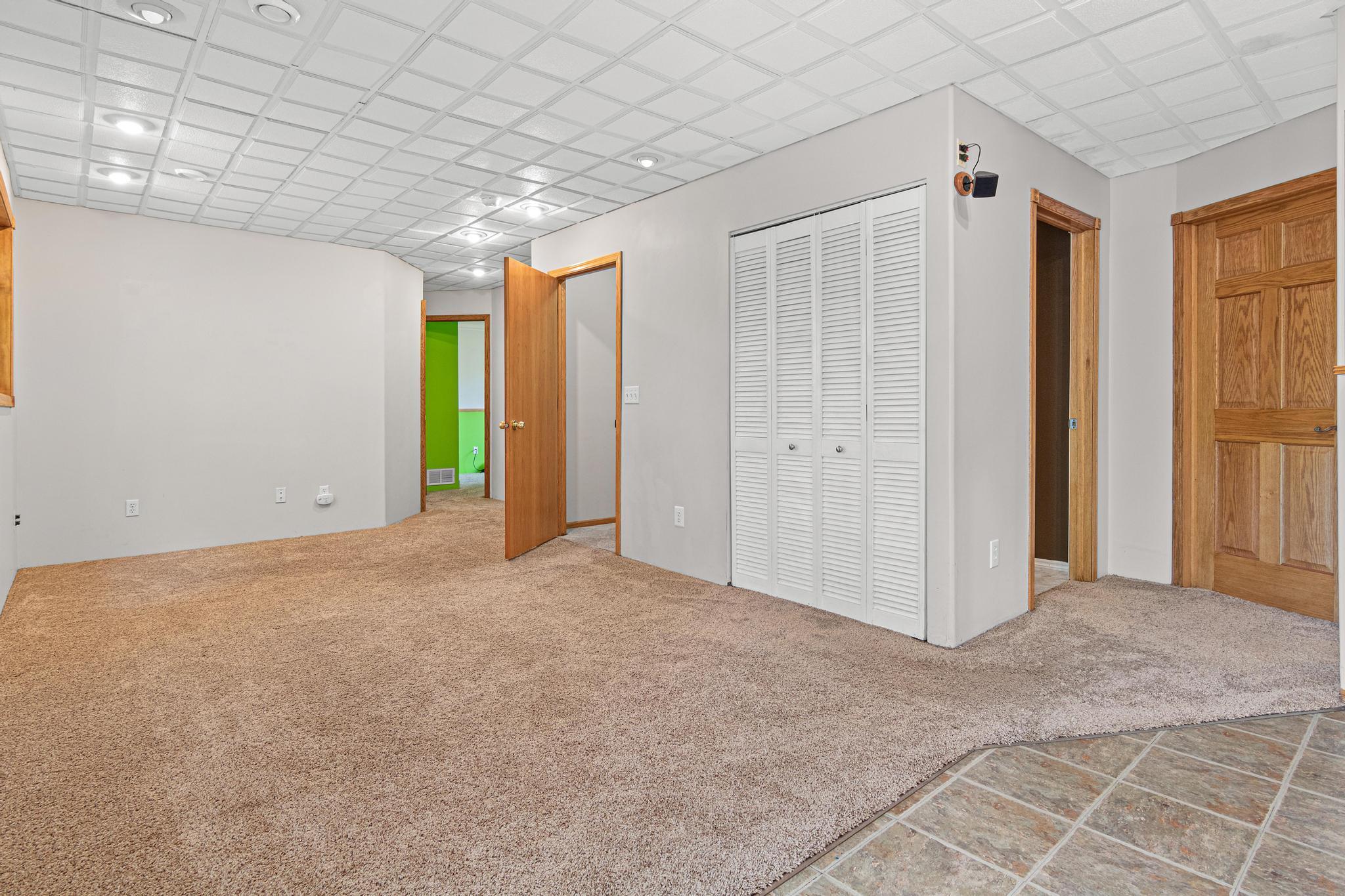 Lower level family room