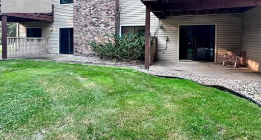 Not one, but two walkout patios - dining room and primary suite.