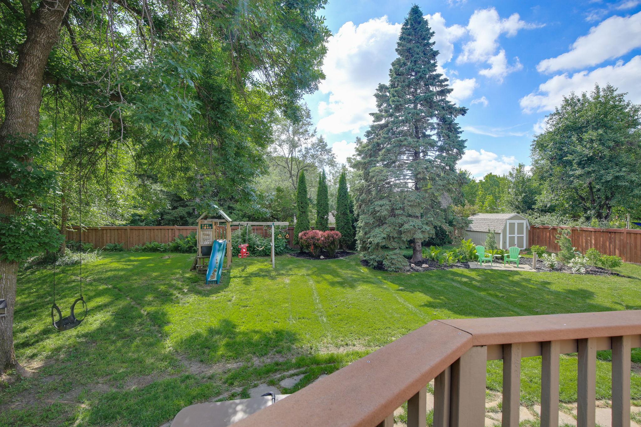 1400 Lia DR Backyard View from Deck