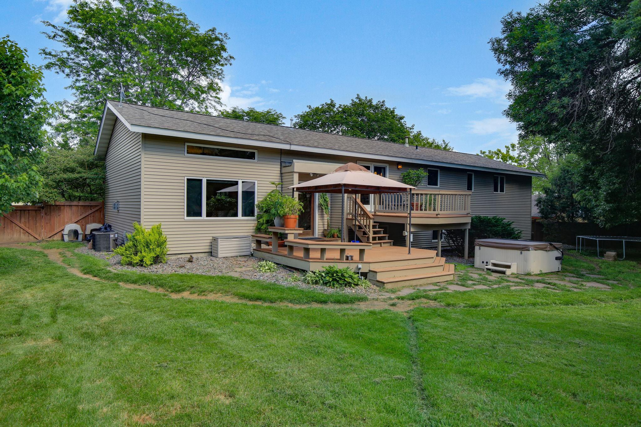 1400 Lia DR Backyard View of Deck