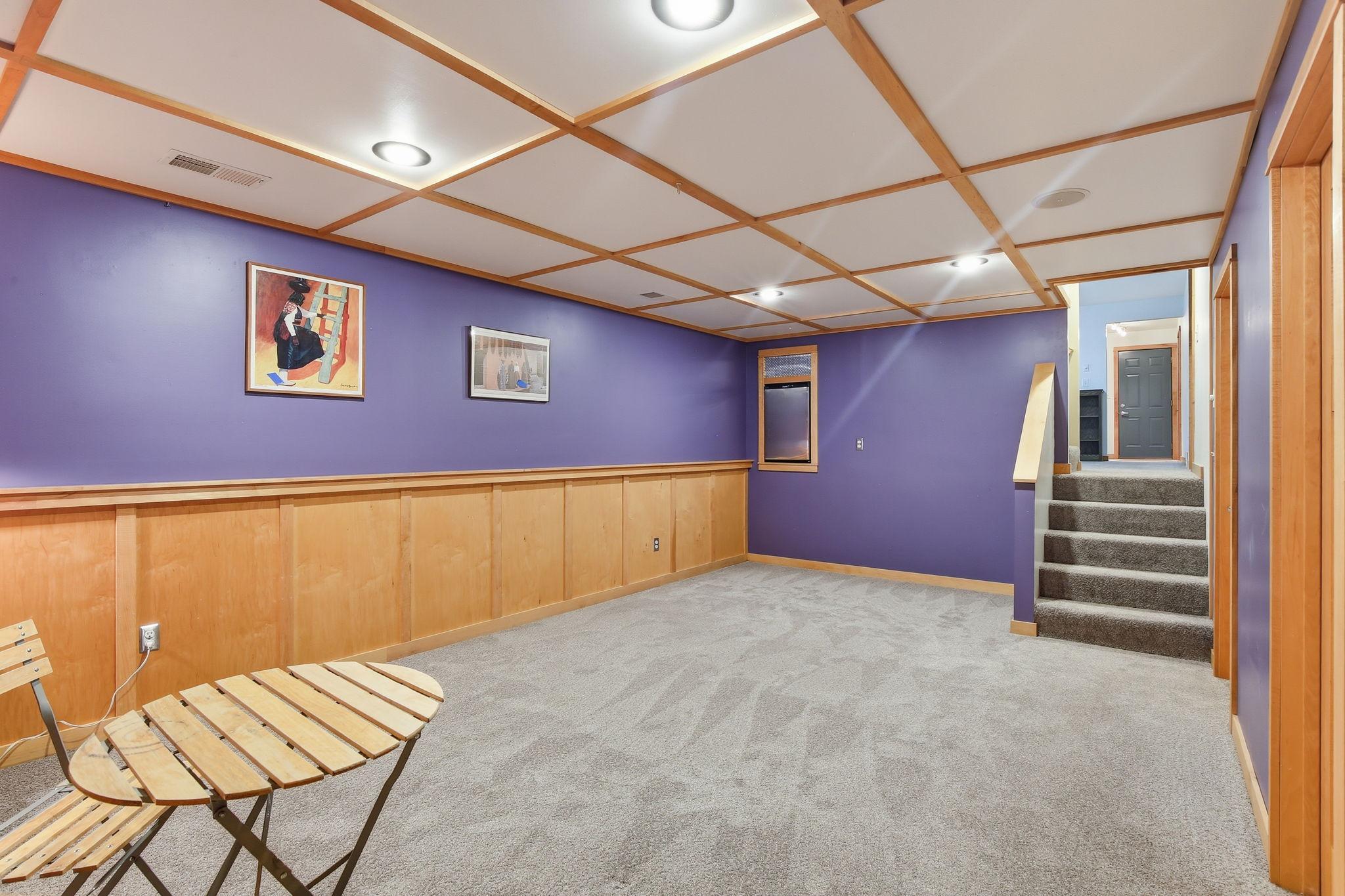 1400 Lia DR Basement Family Room- Pool table or ping pong?