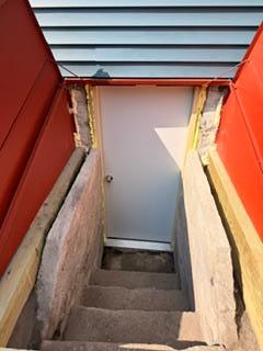 NEW ENTRY DOOR TO CELLAR