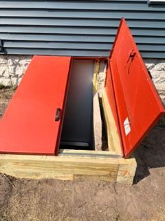 CELLAR DOOR INSTALLED