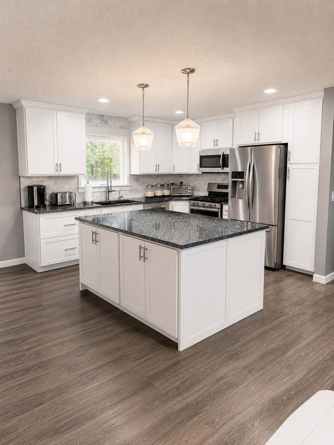 Newly remodeled kitchen
