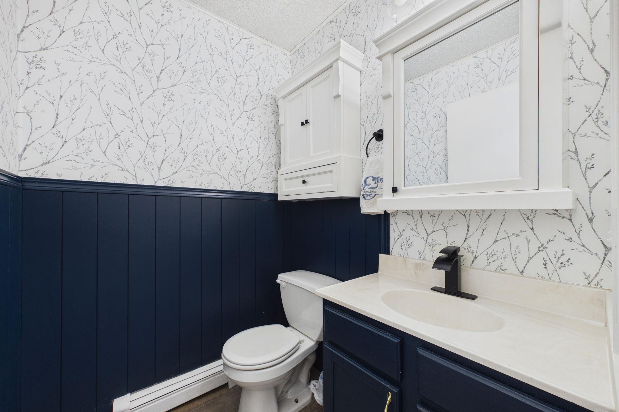 Main level half bath