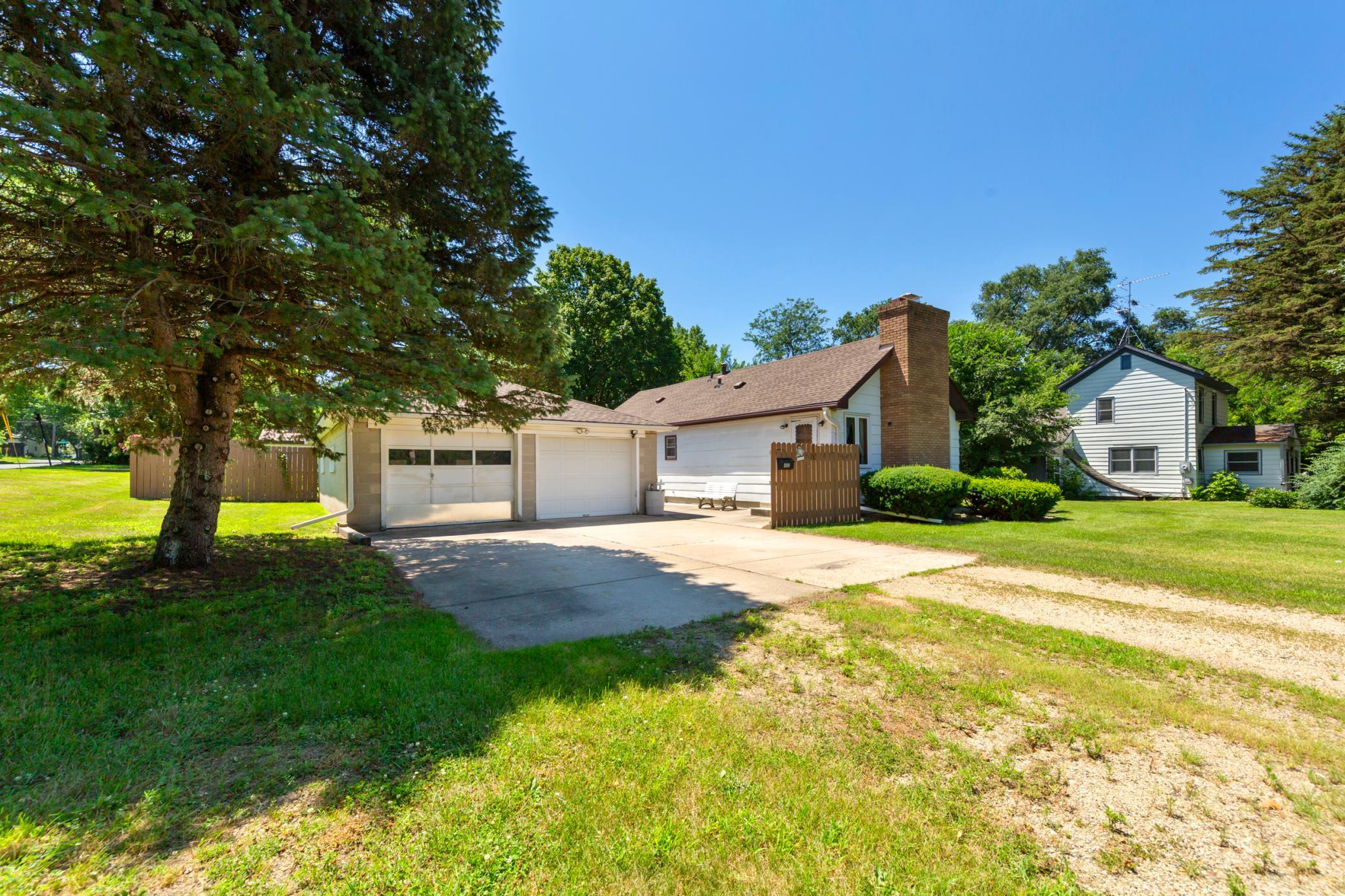 Extended 2 car garage