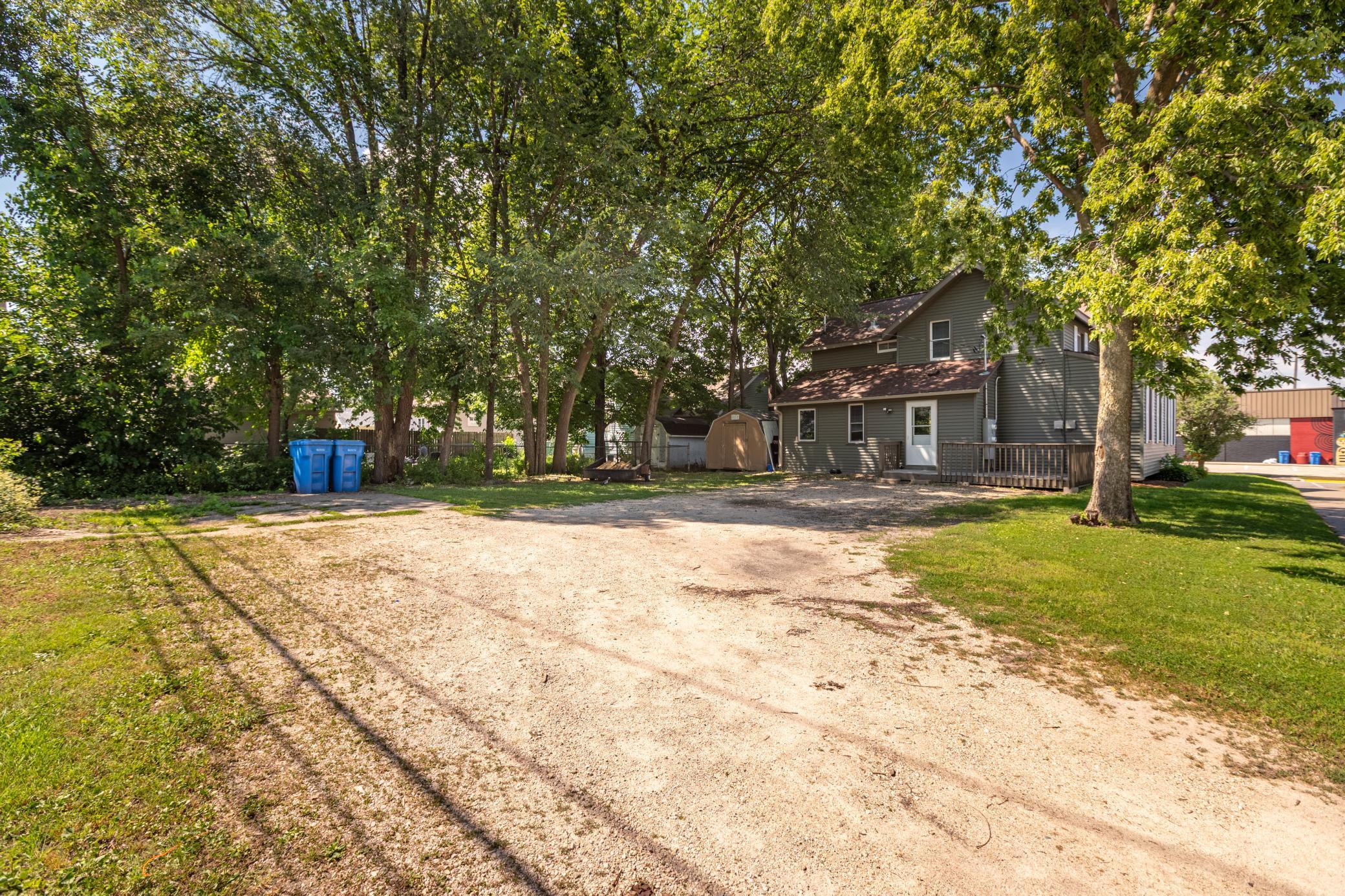 Large area for parking or to build a garage!
