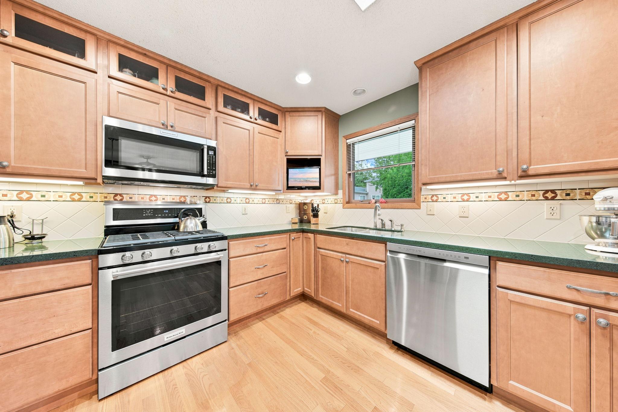 All kitchen appliances have been updated in the last few years!
