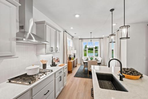 Kitchen to dining room