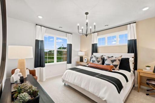 Private owner's suite with attached bath