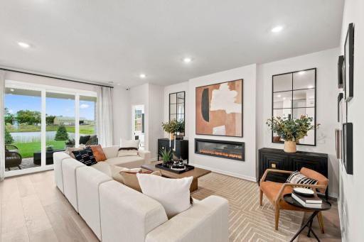 Spacious family room for relaxing together