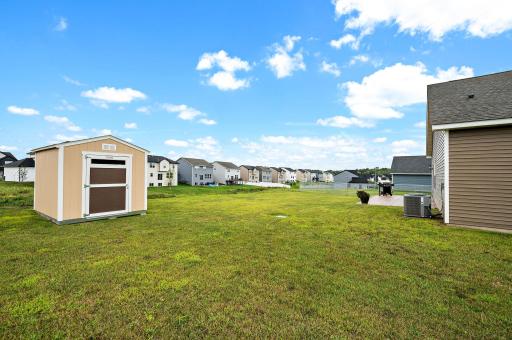 And a storage shed to boot! You will not find this in other one level living communities!