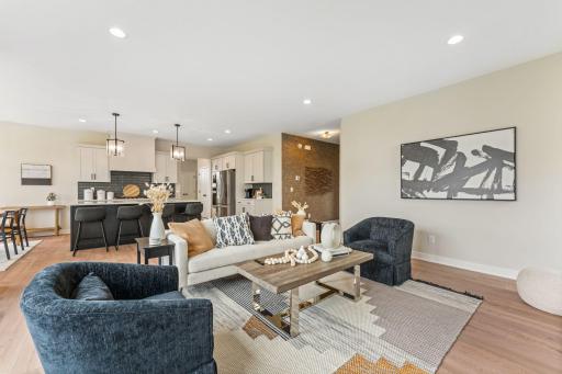 Airy living room.