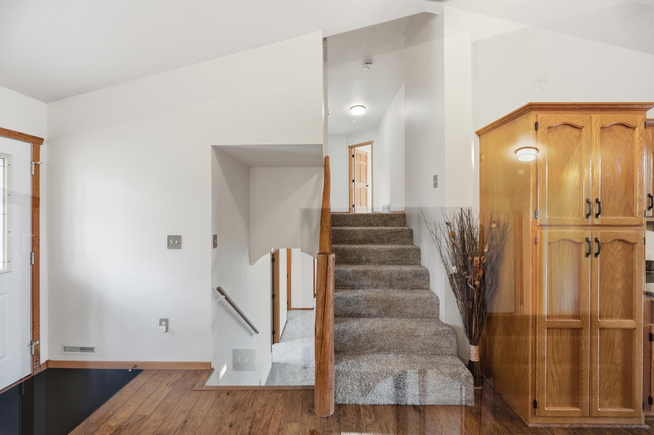 Stairs to Upper and Lower Levels