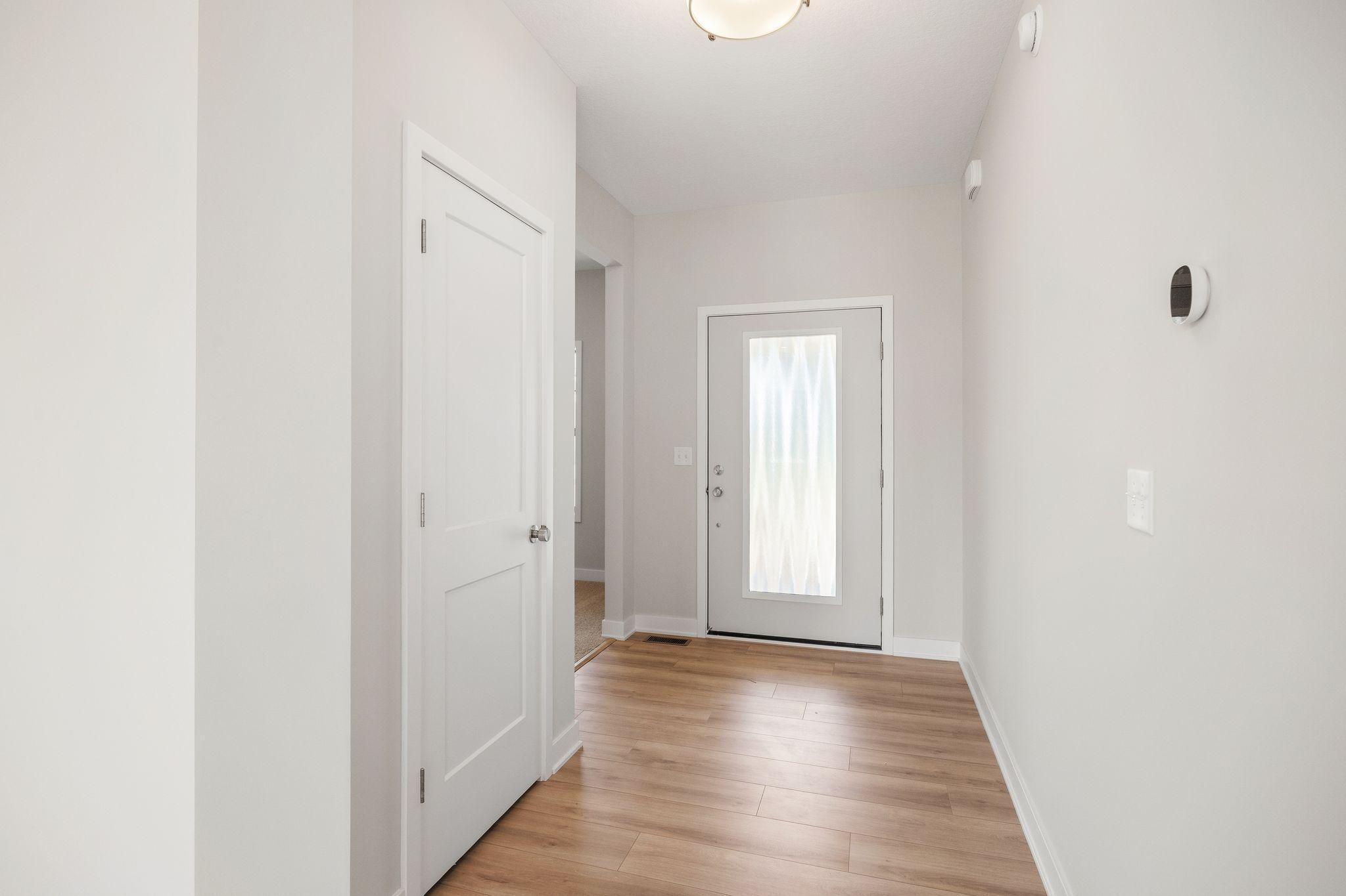 Foyer with great closet space.