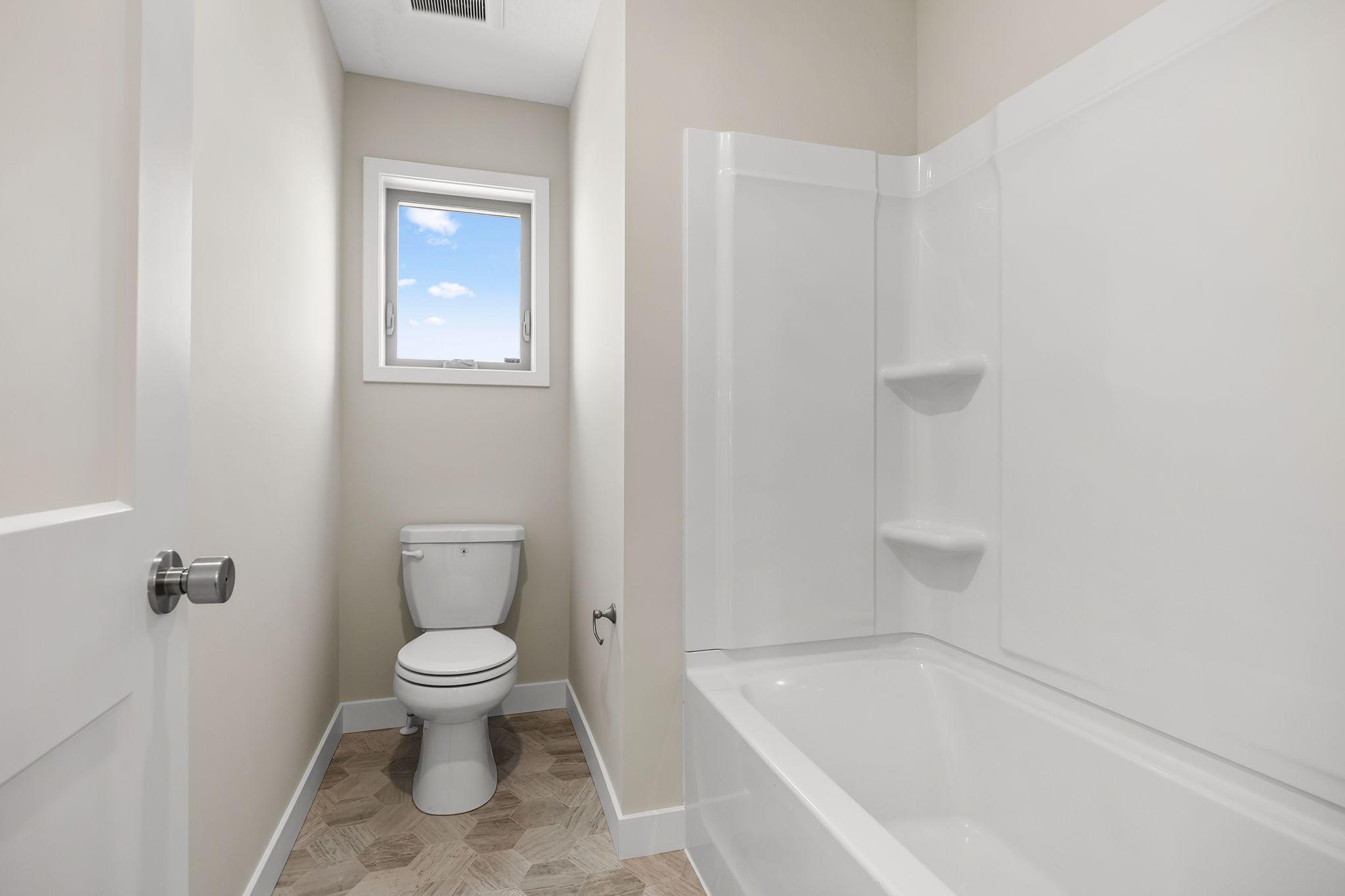 a private stool/shower room great for sharing.