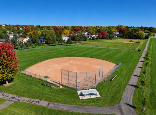 Walking distance to the ball field & trail system