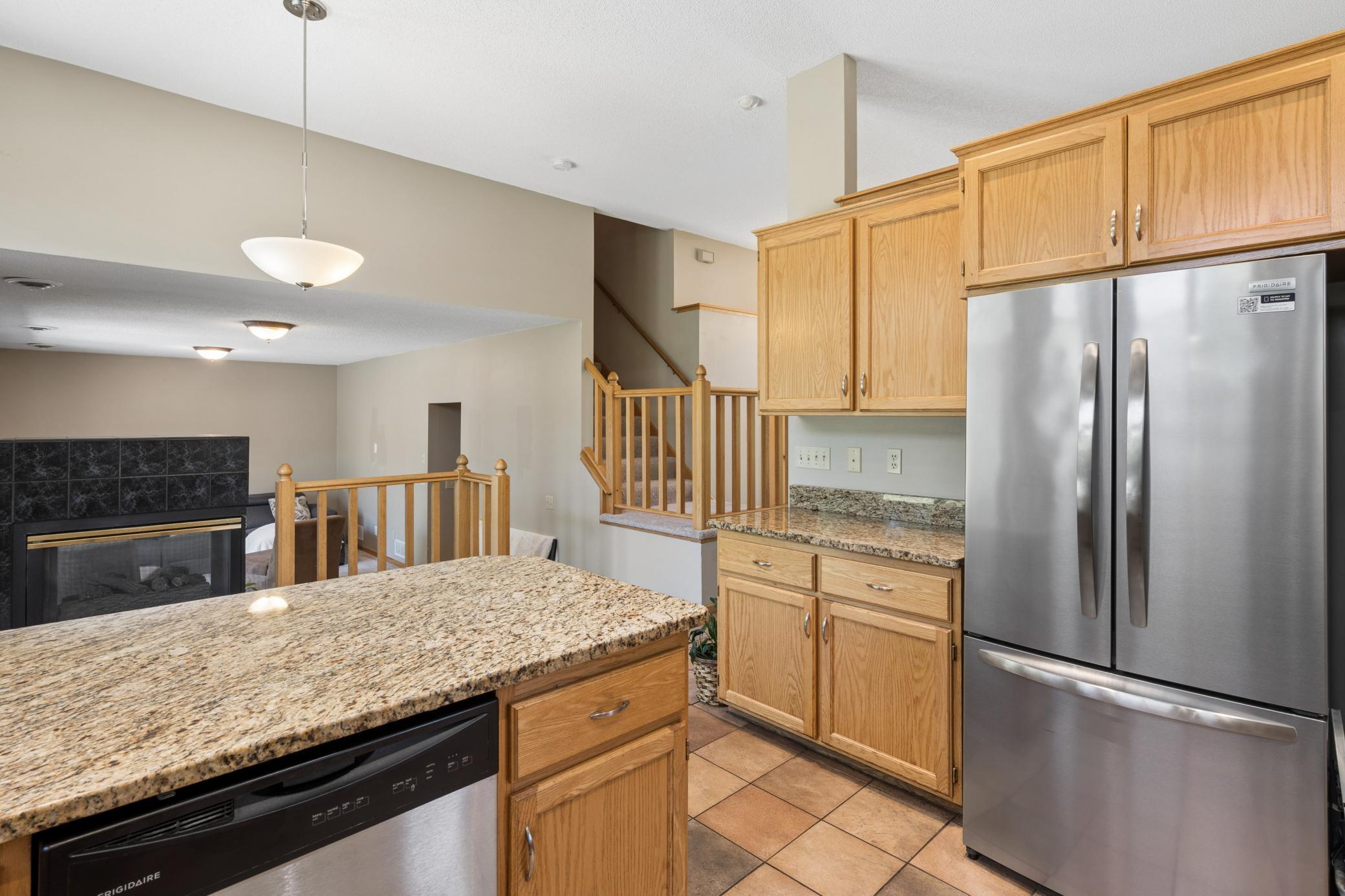 Another view of the kitchen.