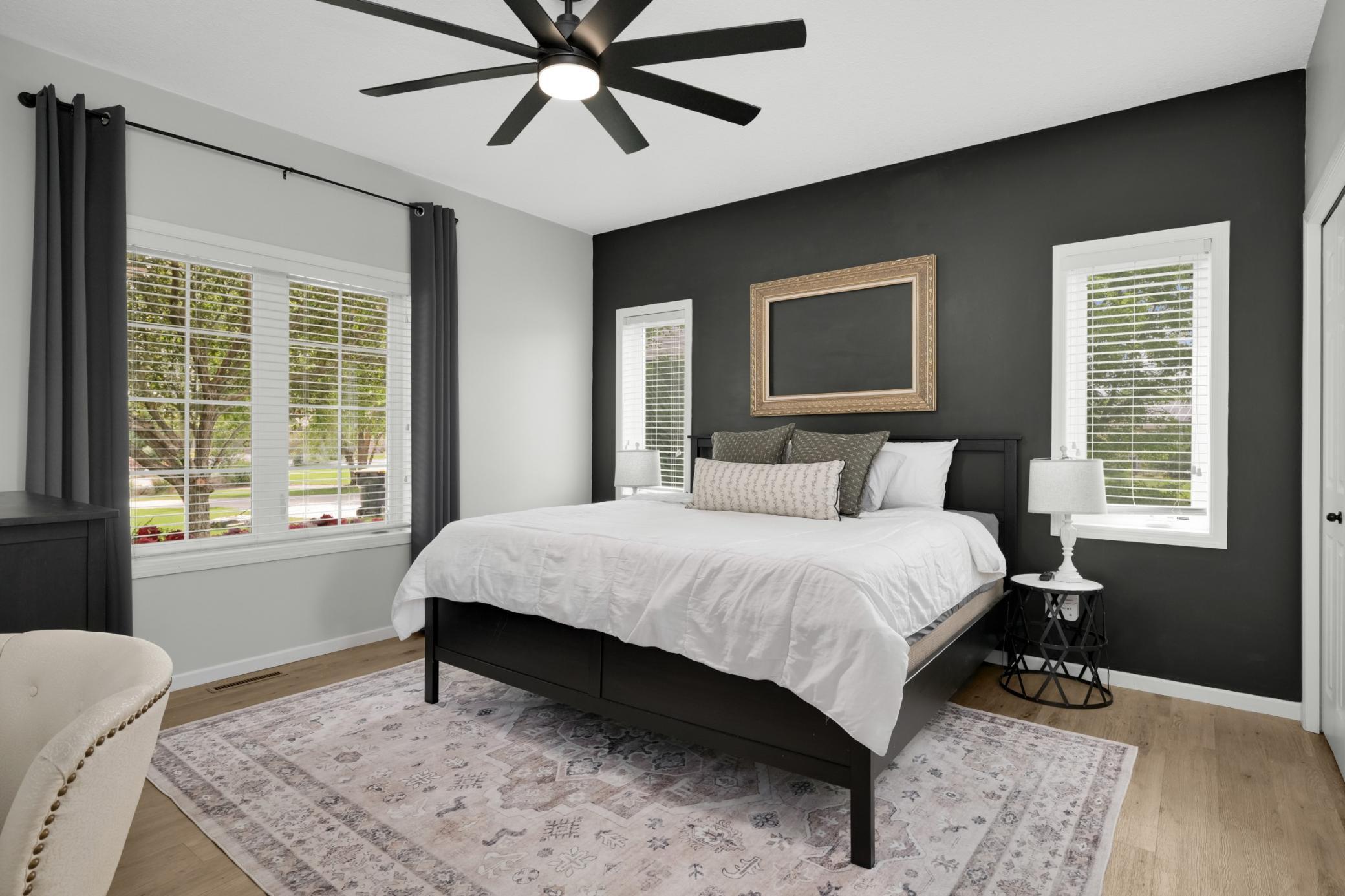 Flex bedroom on main floor that could be used as primary or guest bedroom. Awesome for out-of-town guests.