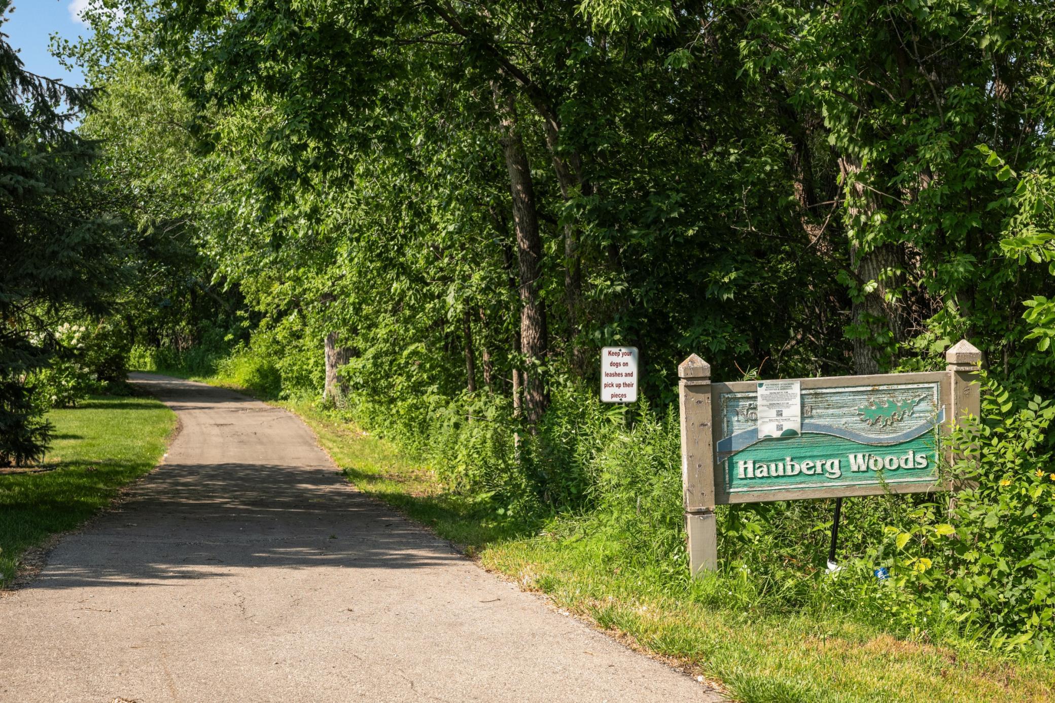 Hauberg park is a very easy walk from home.