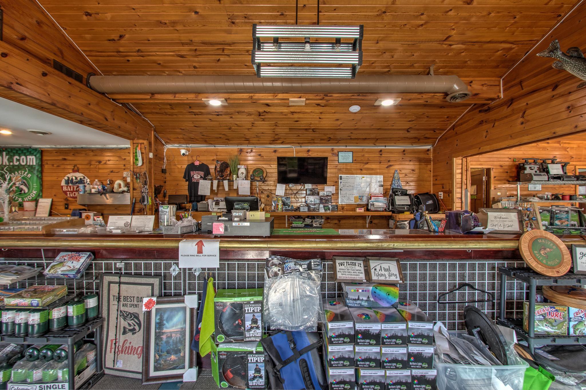 Retail area at main entrance