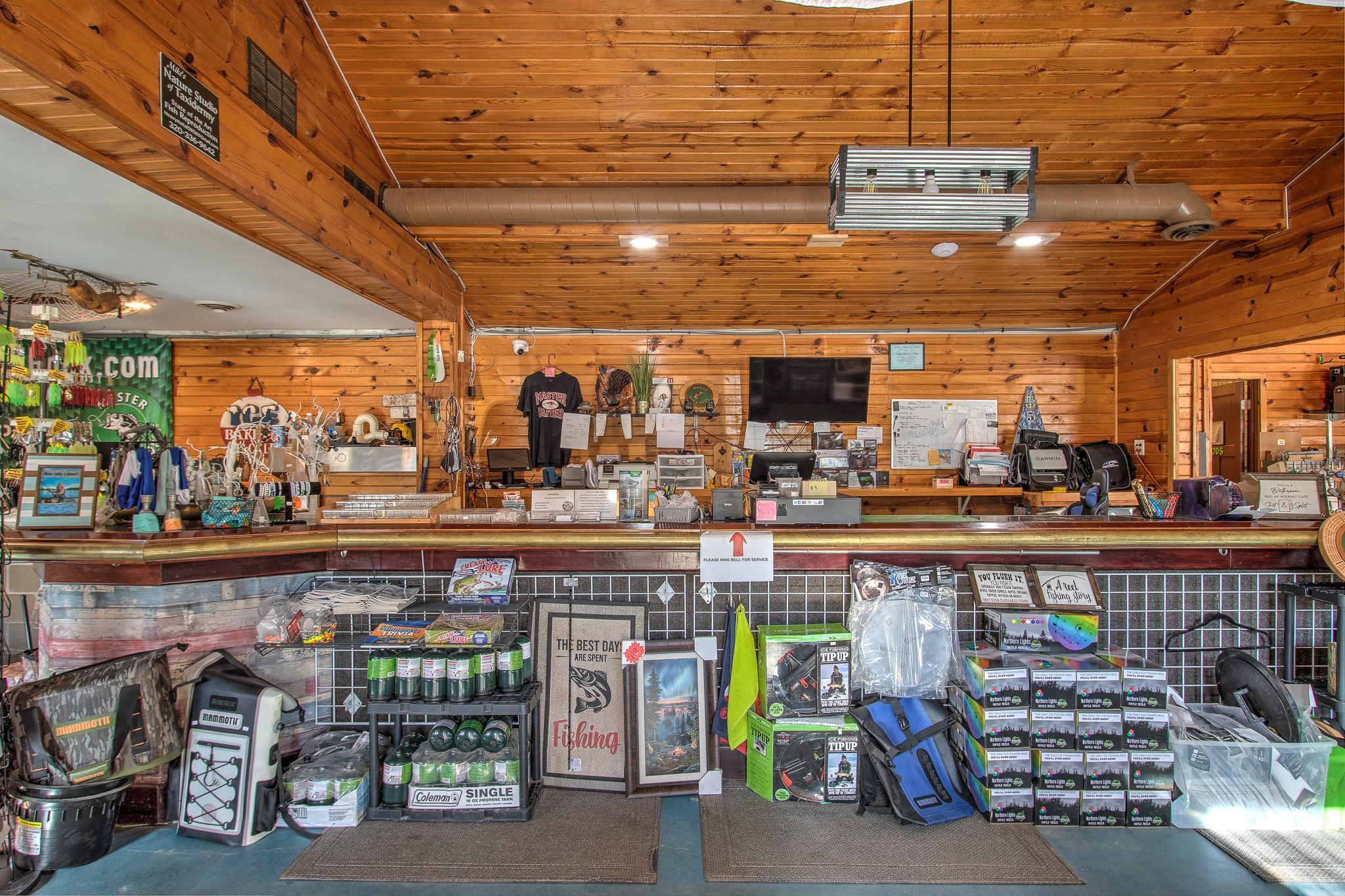 Retail area at main entrance